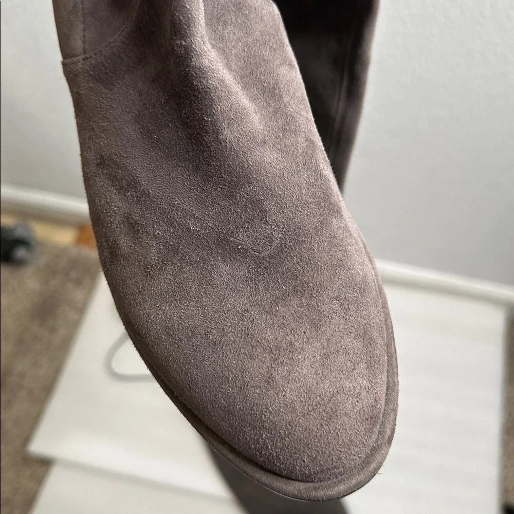 Stuart Weitzman Charcoals Garish brown lowlands Suede Over-the-Knee Boots SZ  10